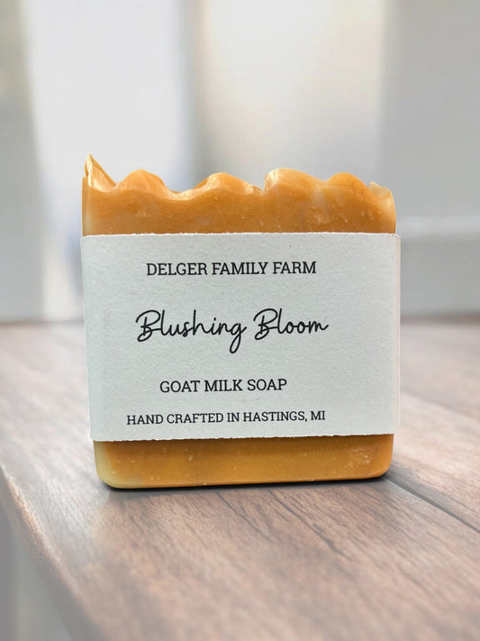 Blushing Bloom Goat Milk Soap