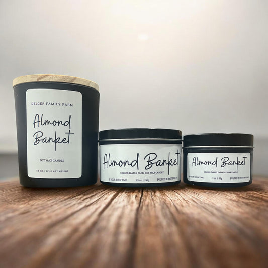 Almond Banket | Clean Fragrance Farmhouse Candle