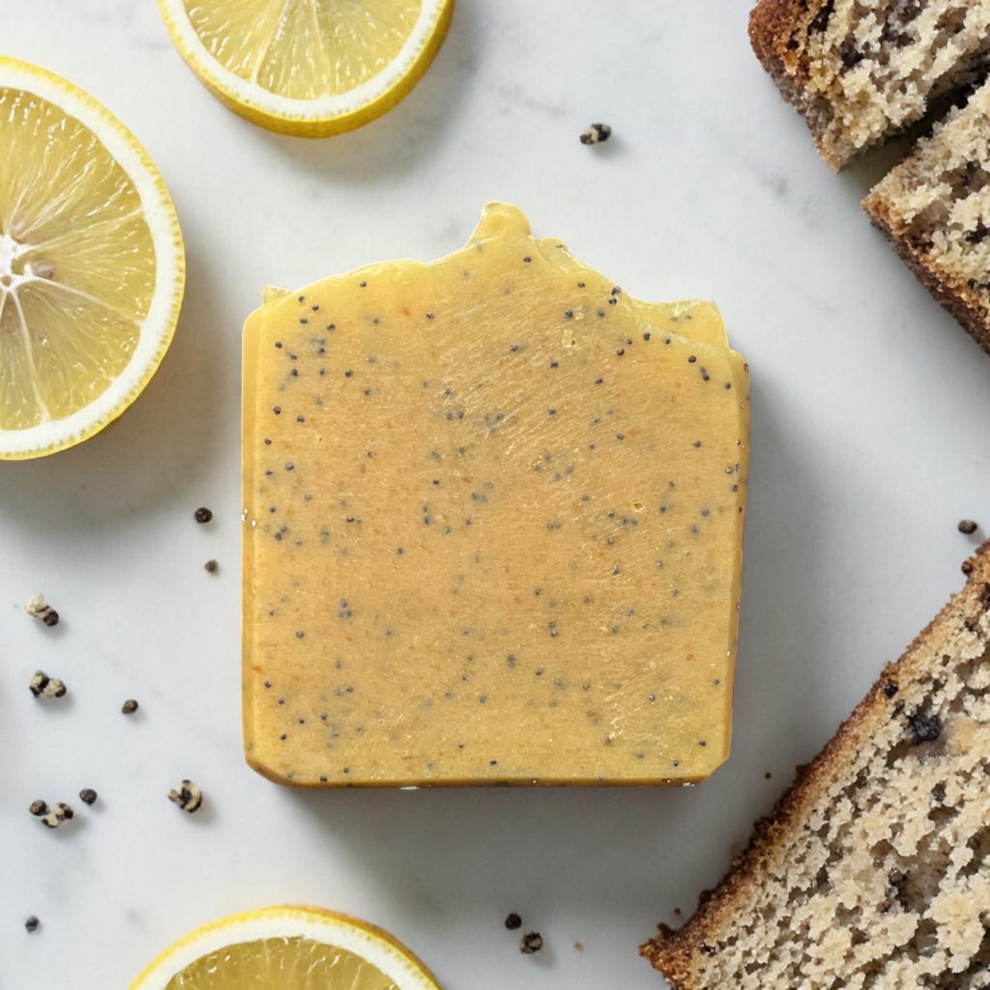 Lemon Poppyseed Goat Milk Soap