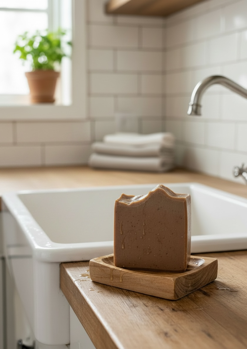 Almond Banket Goat Milk Soap
