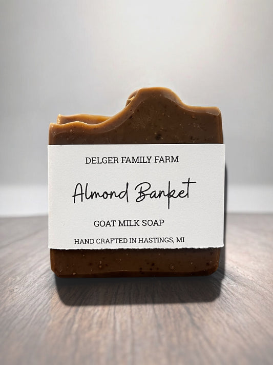 Almond Banket Goat Milk Soap