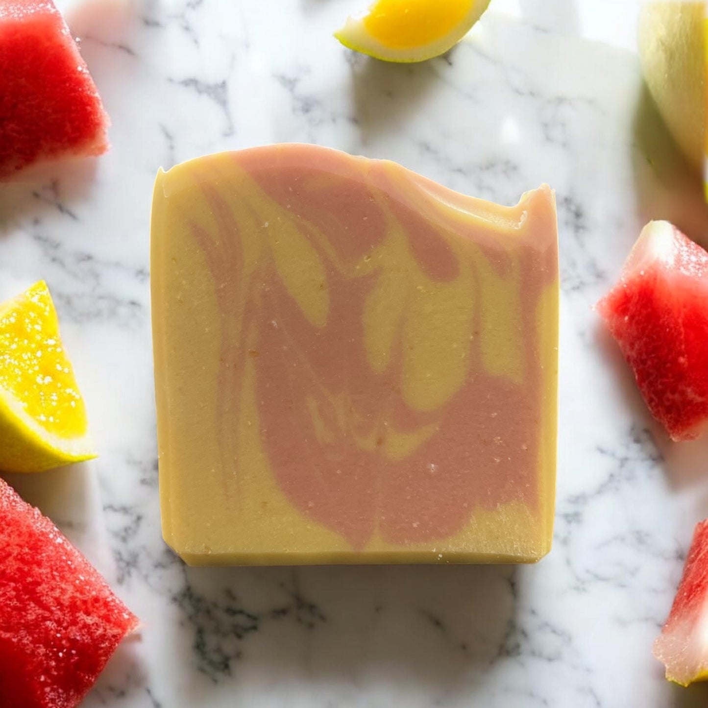 Watermelon Lemonade Goat Milk Soap