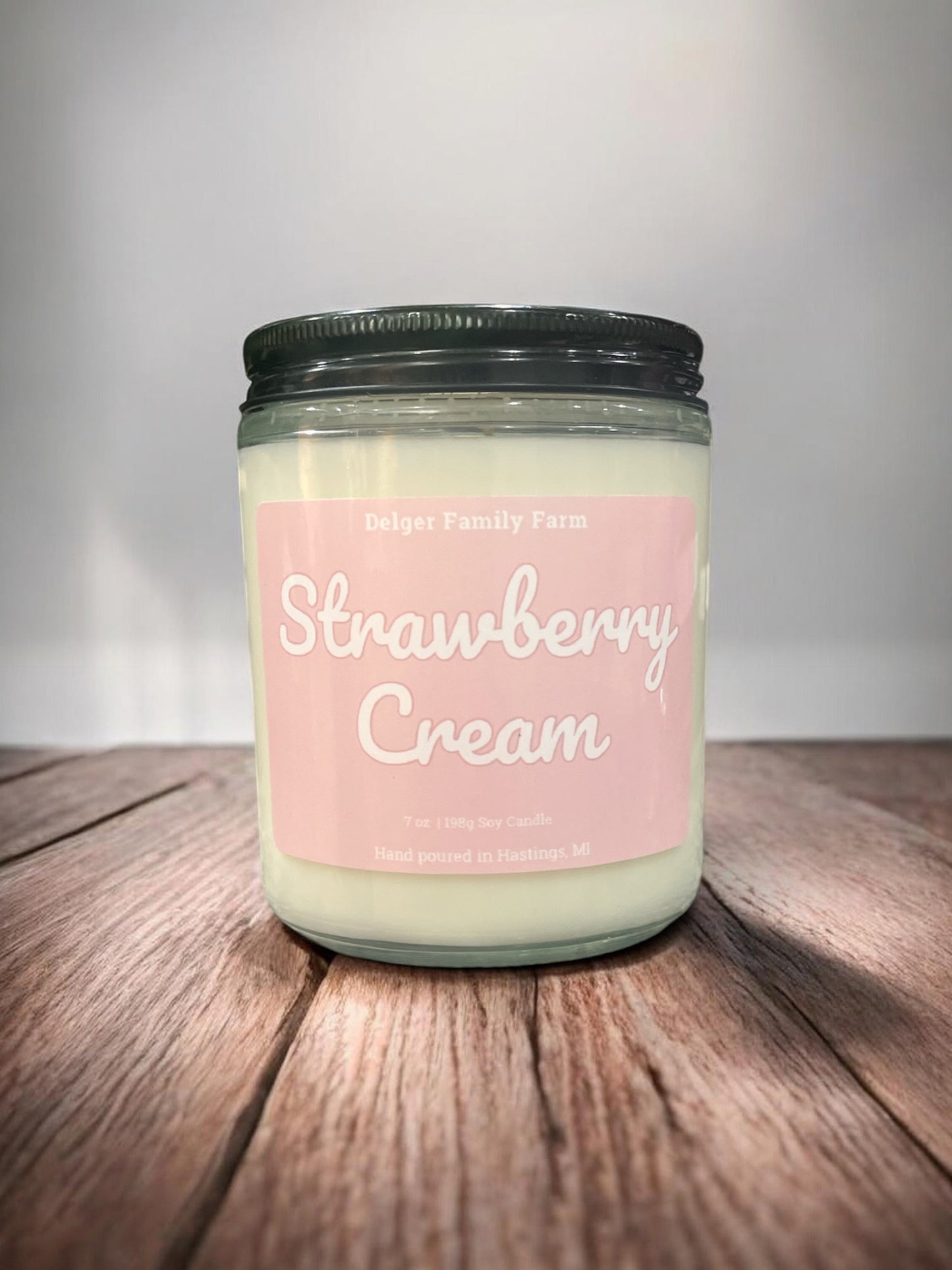 Strawberry Cream Soy Candle