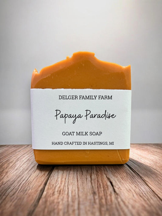 Papaya Paradise Goat Milk Soap