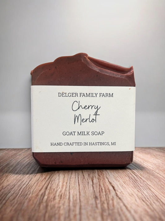 Cherry Merlot Goat Milk Soap