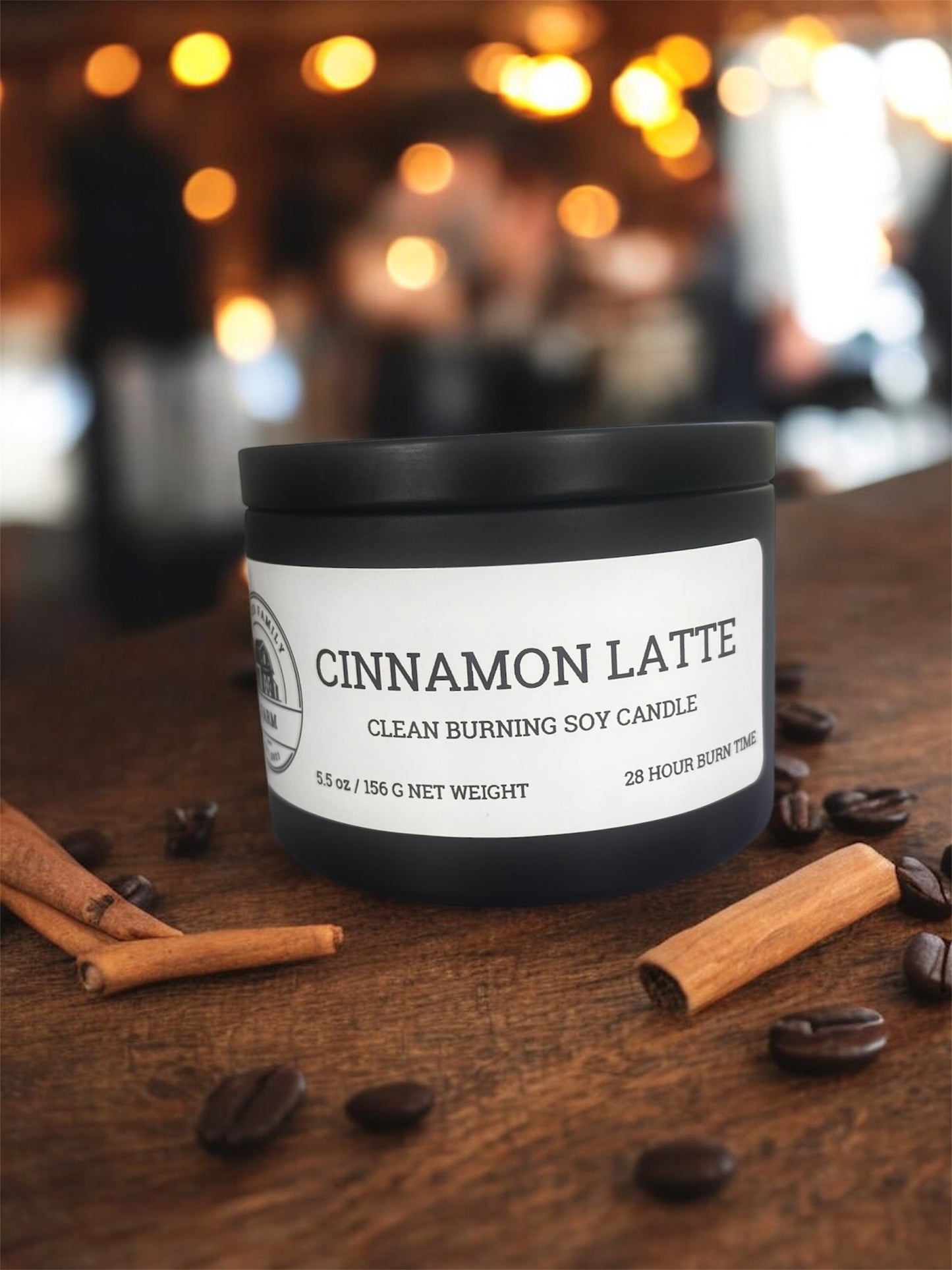 Cinnamon Latte | Small Batch Non-Toxic Soy Candle