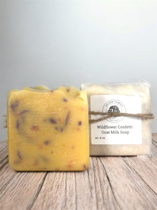 Wildflower Confetti Goat Milk Soap