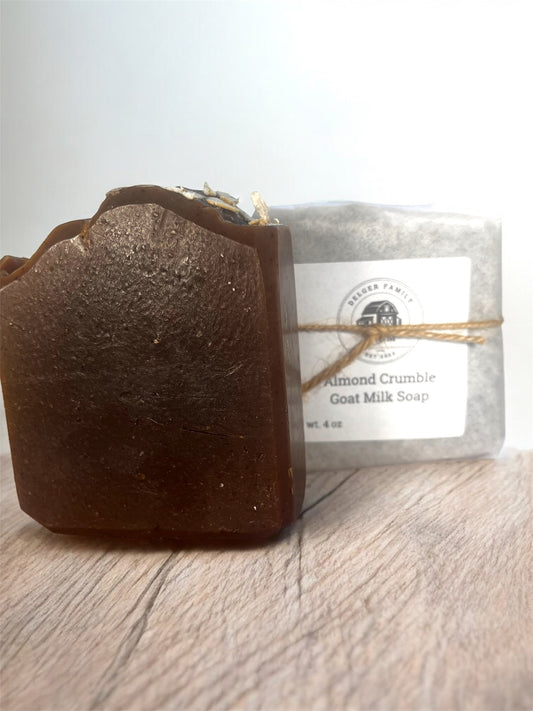 Almond Crumble Goat Milk Soap