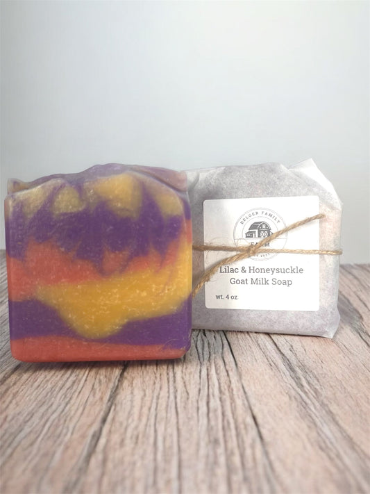 Lilac and Honeysuckle Goat Milk Soap