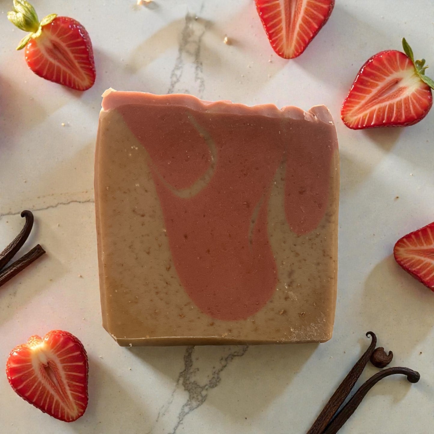 Strawberry Shortcake Goat Milk Soap