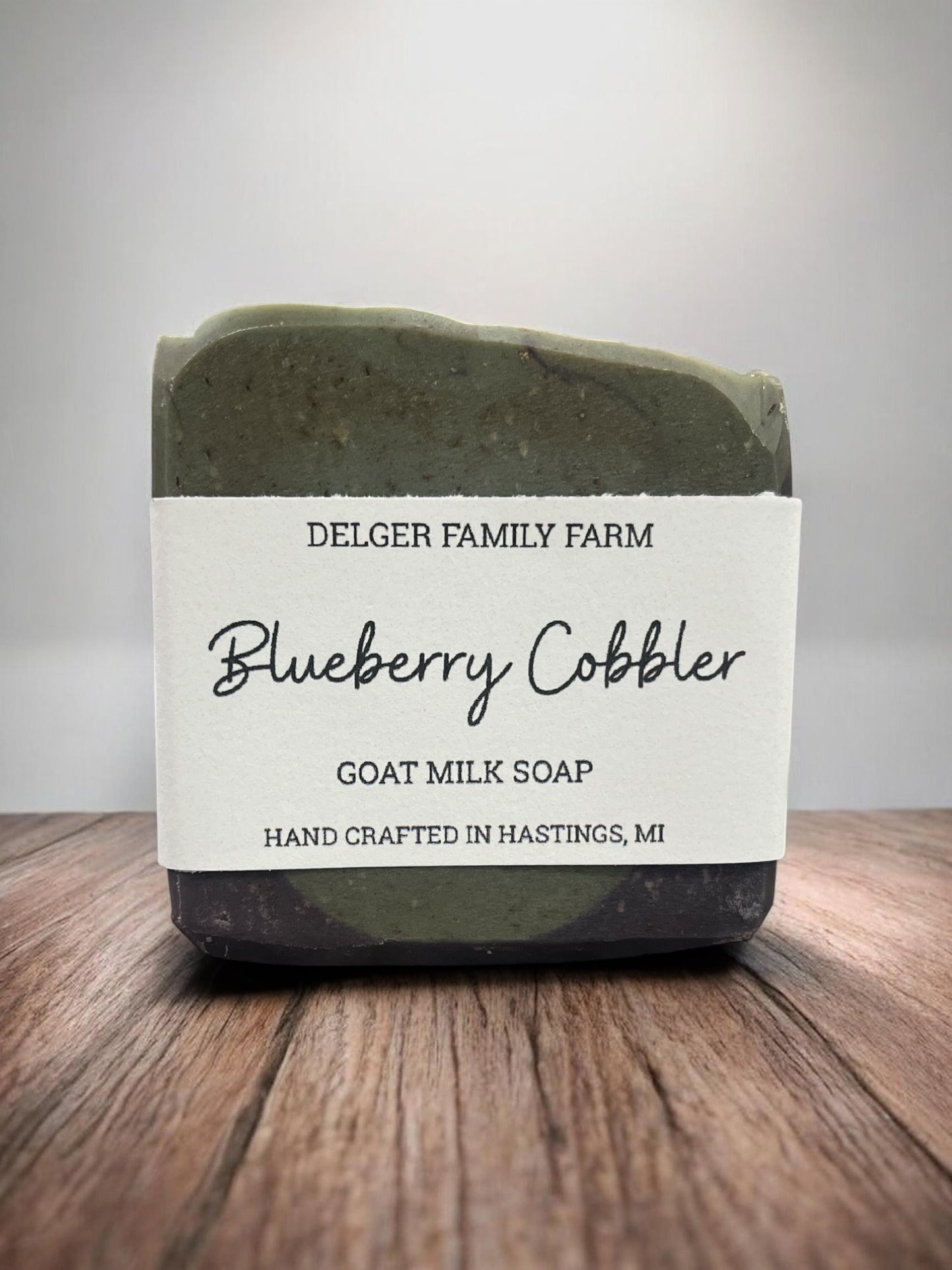 Blueberry Cobbler Crumble Goat Milk Soap