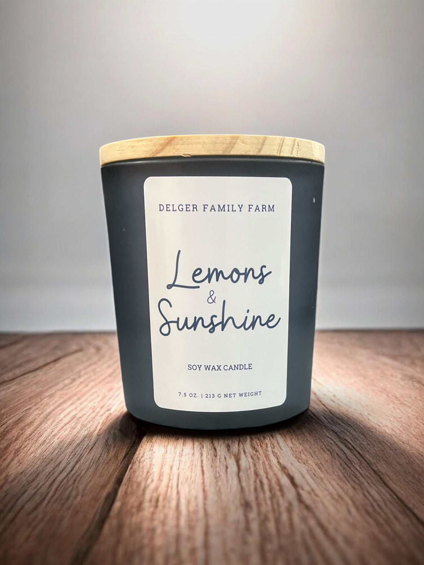 Lemons & Sunshine Soy Candle | Clean Fragrance Farmhouse Candle