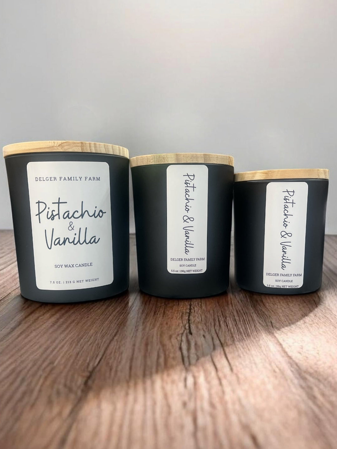 Pistachio & Vanilla Soy Candle | Clean Fragrance Farmhouse Candle