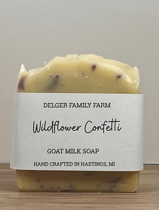 Soap bar on wood 